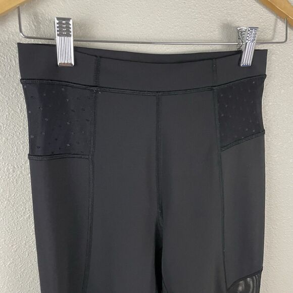 Lululemon Womens 4 Black Just Breathe Full On Luxtreme Mesh Pant - Picture 4 of 6